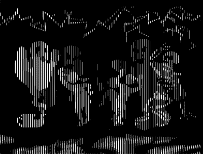 Im Auftrag von CITIA, conservatoire d’Art et d’Histoire Annecy (F), eine der vier cinéma d‘ombre Illustrationen. Die Genres des Kinos: Horor.
