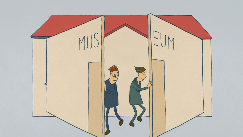 Das moderne Museum steht im Dialog mit den Besuchenden. Eine Begnung und der Ausstausch wird ermöglicht.